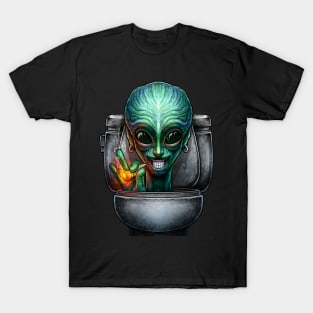 Horror toilet Monster #37 T-Shirt